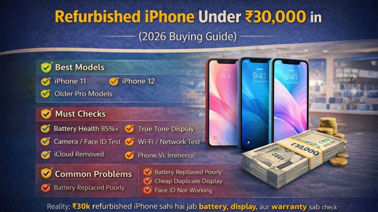 Refurbished iPhone Under ₹30,000 in India