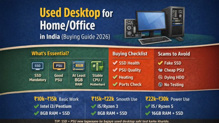 Used Desktop for Home and Office