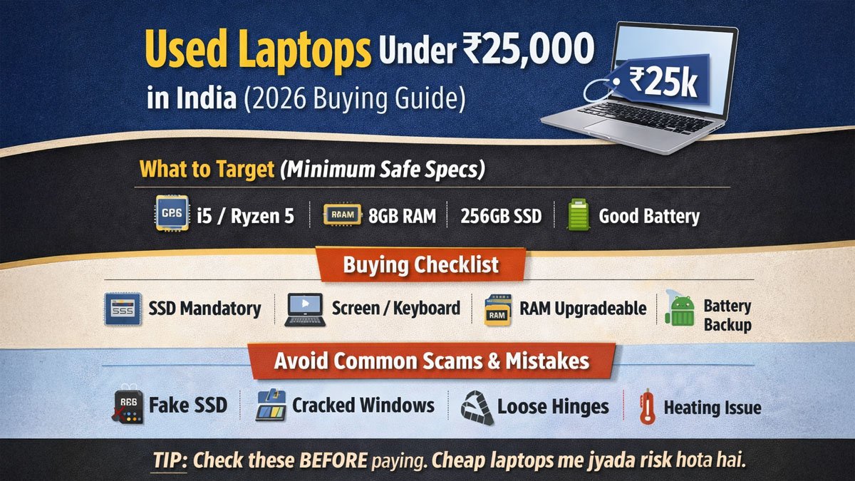 Used Laptops Under ₹25,000
