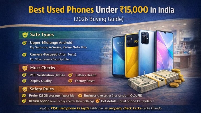 used mobile under ₹15,000
