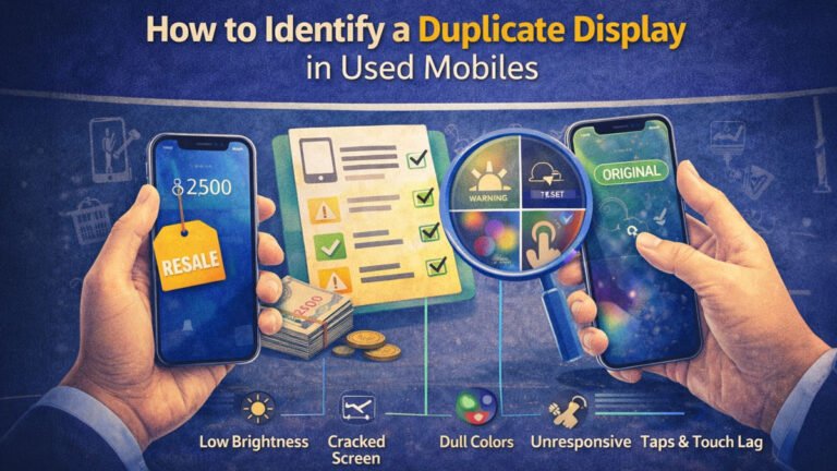 How to Identify a Duplicate Display in Used Mobiles